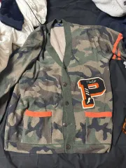 ポロ ニットカーディガン