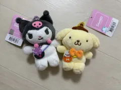 サンリオ クロミ/ポムポムプリン キーホルダー ぬいぐるみ