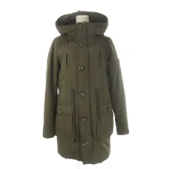 オゾック OZOC モッズコート 36 緑 カーキ フード付き 長袖 ボタン開閉 /CK29 ■ECC001