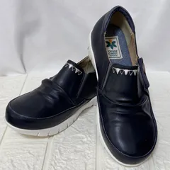 セダークレスト オレンジスター コンフォートシューズ  ローファー L 黒 スリッポン カジュアルシューズ