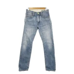 リーバイス Levi's 505 デニムパンツ ジーンズ スリムストレート 赤耳 セルビッジ W29 青 ブルー /AH16 ■ECD001