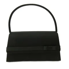 PETITSOIR Soir 東京ソワール ハンドバッグ 冠婚葬祭 黒 ブラック