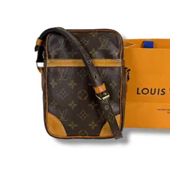 LOUIS VUITTON ルイヴィトン　ダヌーブ　ショルダーバッグ　クロスボディバッグ　モノグラムレザー　ブラウン