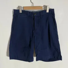 ポロ ラルフローレン コットン ネイビー ハーフ パンツ (30)