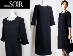 ◎当日発送可能【新品】東京ソワール　高級礼服　13号　ワンピース　前開き