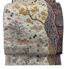 帯8098 ○高級 正絹 片面全通 リバーシブル 袋帯 辻ヶ花 - メルカリ
