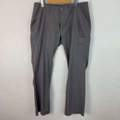 adidas アディダス カーゴパンツ ロゴ刺繍 グレー 85サイズ メンズ