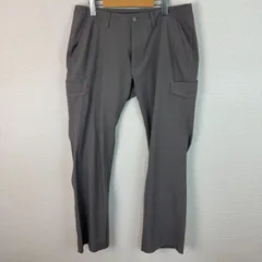 adidas アディダス カーゴパンツ ロゴ刺繍 グレー 85サイズ メンズ 古着 ストリート スポーツMIX