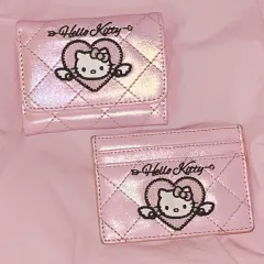 ハローキティ spinns スピンズ スピンズ エンジェルピンク y2k カードウォレット 古典 サンリオ
