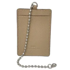 COACH(コーチ) パスケース美品  - ベージュ レザー