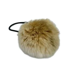 acca(アッカ) アクセサリー美品  - ファー ベージュ ヘアゴム