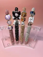 ビーズボールペン 高級ハンドメイドボールペン キュービックビーズボールペン