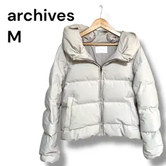 a2155 archives アルシーヴ ダウンジャケット M ベージュ ダウン80% 防寒のサムネイル