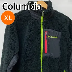 Columbia コロンビア アウター ジャケット フリースジャケット ブラック メンズ XLサイズ 【CT2605】