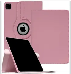 ★タブレットケース 対応 iPad Pro 12.9 第6世代 2022 第5世代 2021 第4世代 2020 12.9 インチ 用 ケース 画面360°回転可能 スタンド オートスリープ アイパッド プロ 12.9 保護 カバー ピンクのサムネイル