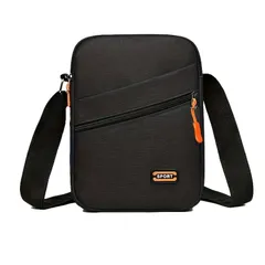 スマートフォンポーチ 対応 黒 スマホポーチ ショルダーポーチ ショルダーベルト ブラックナイロンバッグ