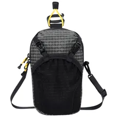 スマホポーチ リュック スマホショルダー ウエストポーチ ベルトポーチ リュックにつける 2台収納 大容量 防水 軽量 登山 アウトドア 旅行 作業 自転車用 (黒)