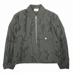 23ss エルメス HERMES Herbier deperlant ハーフジップ シャツ