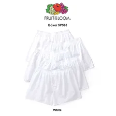 FRUIT OF THE LOOM(フルーツオブザルーム)トランクス 5枚セット White Boxer 5P595のサムネイル