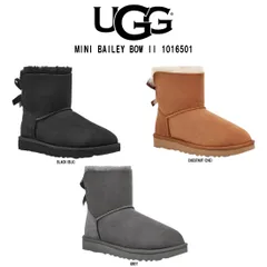 UGG(アグ)レディース ミニ ベイリー ボウ ブーツ ムートン シープスキン ふわふわ ワンポイント リボン シューズ ギフト W MINI BAILEY BOW II 1016501