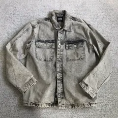 ZARA デニム シャツ ジャケット