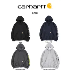Carhartt(カーハート)パーカー プルオーバー スウェット フーディー トレーナー フード グラフィック ロゴ ルーズフィット 裏起毛 メンズ K288