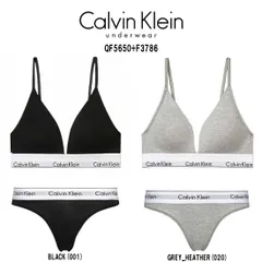 (SALE)Calvin Klein(カルバンクライン)ck レディース ブラジャー Tバック ショーツ セット スポーツ ジム 筋トレ 運動 無地 女性用 下着 QF5650+F3786