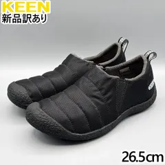 【新品】KEEN ハウザーII スリッポン トリプルブラック US8.5/JP26.5cm スニーカー 1023997 (ke012)