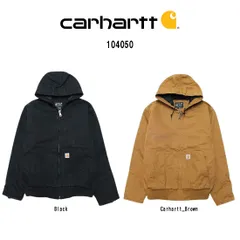 Carhartt(カーハート)アクティブジャケット アウター フルジップ キルティング コットンダック ルーズフィット メンズ J130 104050