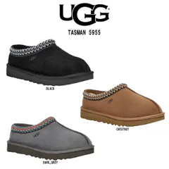 UGG(アグ)レディース タスマン シューズ スリッポン サンダル スリッパ ムートン スエード シープスキン カジュアル 定番 靴 ギフト W TASMAN 5955