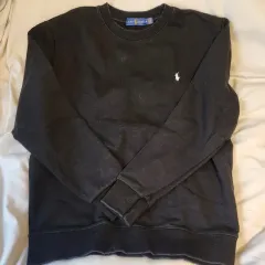 ポロ ラルフローレン ブラック スウェット M