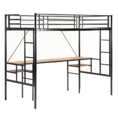 IKEA スヴェルタ SVARTA ロフトベッド＋勉強机 ロフトベッド - メルカリ