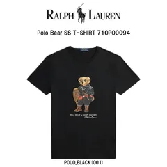 POLO RALPH LAUREN(ポロ ラルフローレン)Tシャツ 半袖 クルーネック コットン くま ポロベア ブラック ギフト プレゼント メンズ T-SHIRT 710P00094 