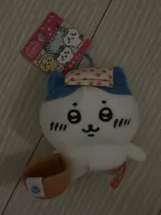 ちいかわ ハチワレ 温泉 マスコット ぬいぐるみ キーリング ぬい
