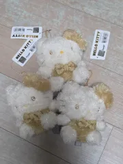 サンリオ ハローキティ ぬいぐるみ バッグチャーム _キラキラGOLD