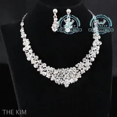 【送料無料】ネックレスセット ウェディング小物 ウエディングアクセサリー 結婚式 花嫁 ブライダル 二次会 披露宴 発表会 演奏会 コンサート パーティー 前撮り 卒業式