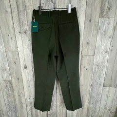【新品 タグ付き】KENZO GOLF  ケンゾー ゴルフ ウェア 日本製 ダークグリーン ツータック コーデュロイ パンツ メンズ 79 サイズのサムネイル