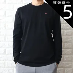 種類5:ブラック/XL ディーゼル ロンT 長袖 Tシャツ メンズ ブラック ホワイト ロゴ ちびロゴ DIESEL A08014 0HFAX 100