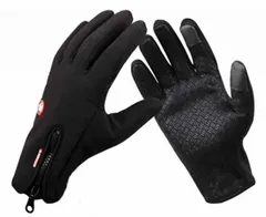 Mgkr 防寒防風防雨バイク アウトドア 自転車 写真撮影 スマホ タッチパネル対応 グローブ メンズＬサイズ