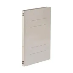 （まとめ）TANOSEE フラットファイルPPラミネート表紙タイプ A4タテ 150枚収容 背幅17.5mm グレー 1セット（30冊：10冊×3パック）〔×10セット〕