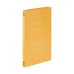 （まとめ）TANOSEE フラットファイルPPラミネート表紙タイプ A4タテ 150枚収容 背幅17.5mm イエロー 1セット（30冊：10冊×3パック）〔×10セット〕