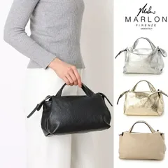 MARLON FIRENZE マーロンフィレンツェ ミニハンドバッグ ショルダーバッグ レディース イタリア製 本革 バッグ 小物 革 レッド