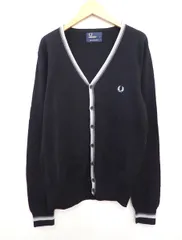 ★4739☆FRED PERRY フレッドペリー ウールカーディガン K8232　S