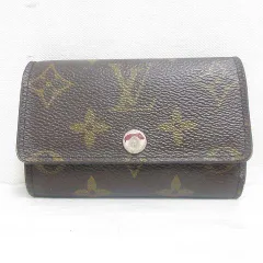 ルイヴィトン LOUIS VUITTON モノグラム ミュルティクレ6 M60701 フューシャ キーケース 6連 ☆AA★