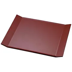 9寸 折皿/和食器 〔吟朱全面塗 A〕 272×213×17mm 日本製 〔和食 レストラン 居酒屋 店舗 お店〕