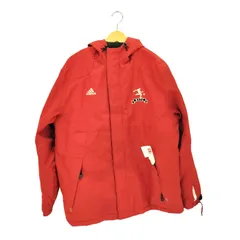 アディダス adidas NVFCロゴ 裏地フリース フーデッド ジャケット メンズ import：M 