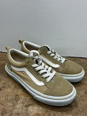 h12489 VANS ヴァンズ オールドスクール ベージュ22cm