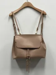 CHARLES & KEITH チャールズアンドキース ベージュ バックパック兼 ショルダーバッグ