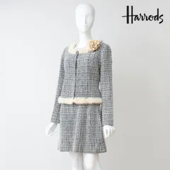 ■当日発送可能！ハロッズ　セレモニー　M　グレー　ラメ糸入り　ミンクファー付