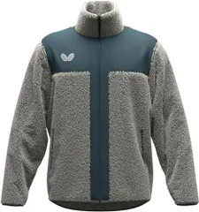 新品 [Butterfly] [バタフライ] 卓球 ジャケット 保温 レッジ・フリース グレー S 47450